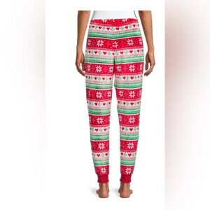NWT Xmas Secret Treasures Women's Cuffed Sleep Pants